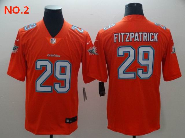 Men's Miami Dolphins 29 Minkah Fitzpatrick Jersey NO.2;